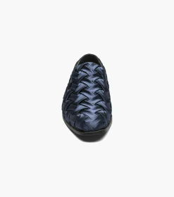 Stacy Adams Savoir Plain Toe Satin Slip On