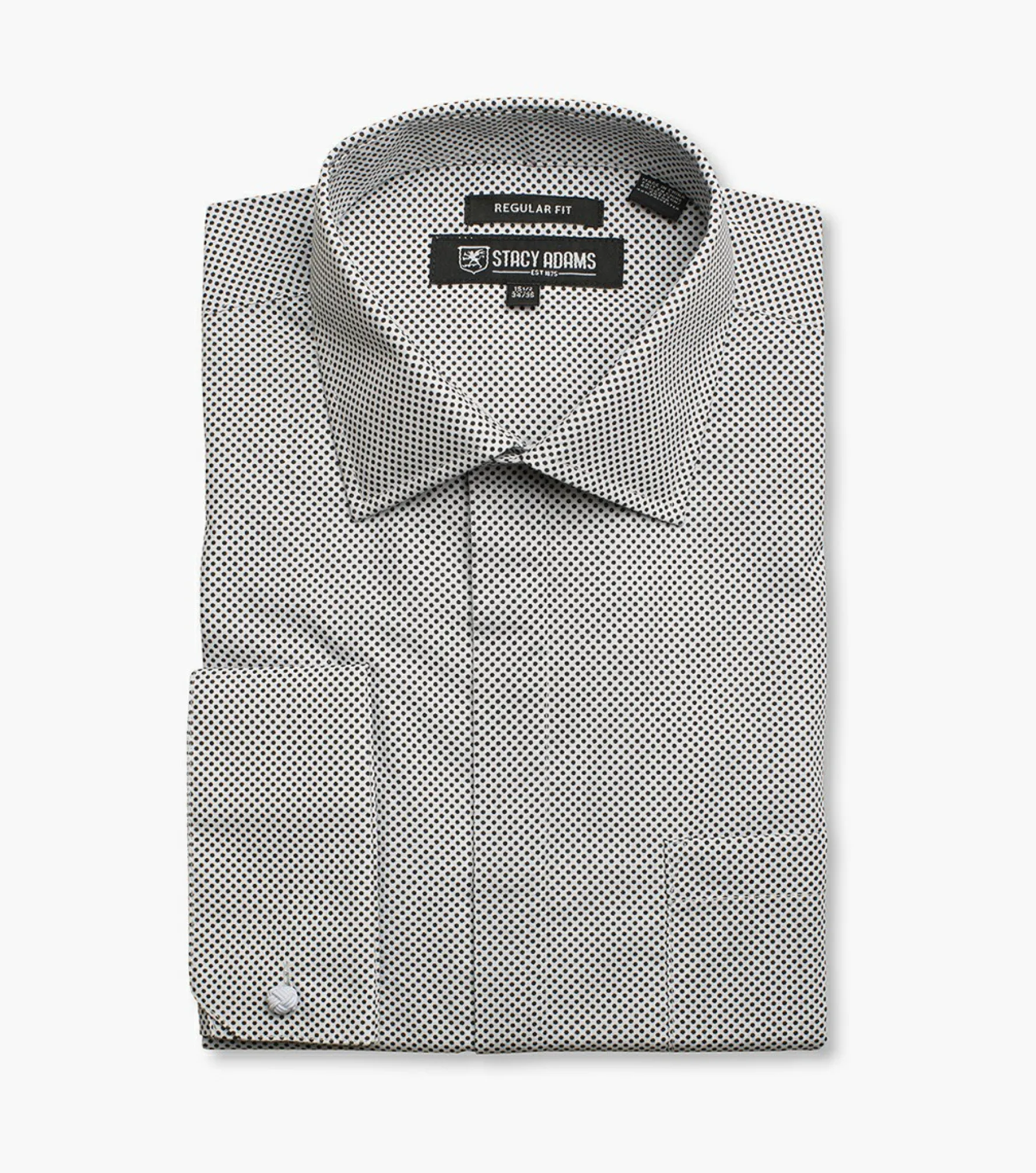 Stacy Adams Sergio Dots Dress Shirt Point Collar