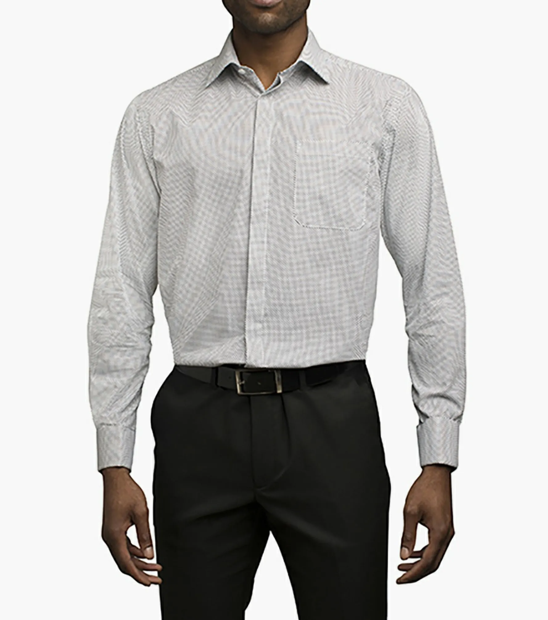 Stacy Adams Sergio Dots Dress Shirt Point Collar