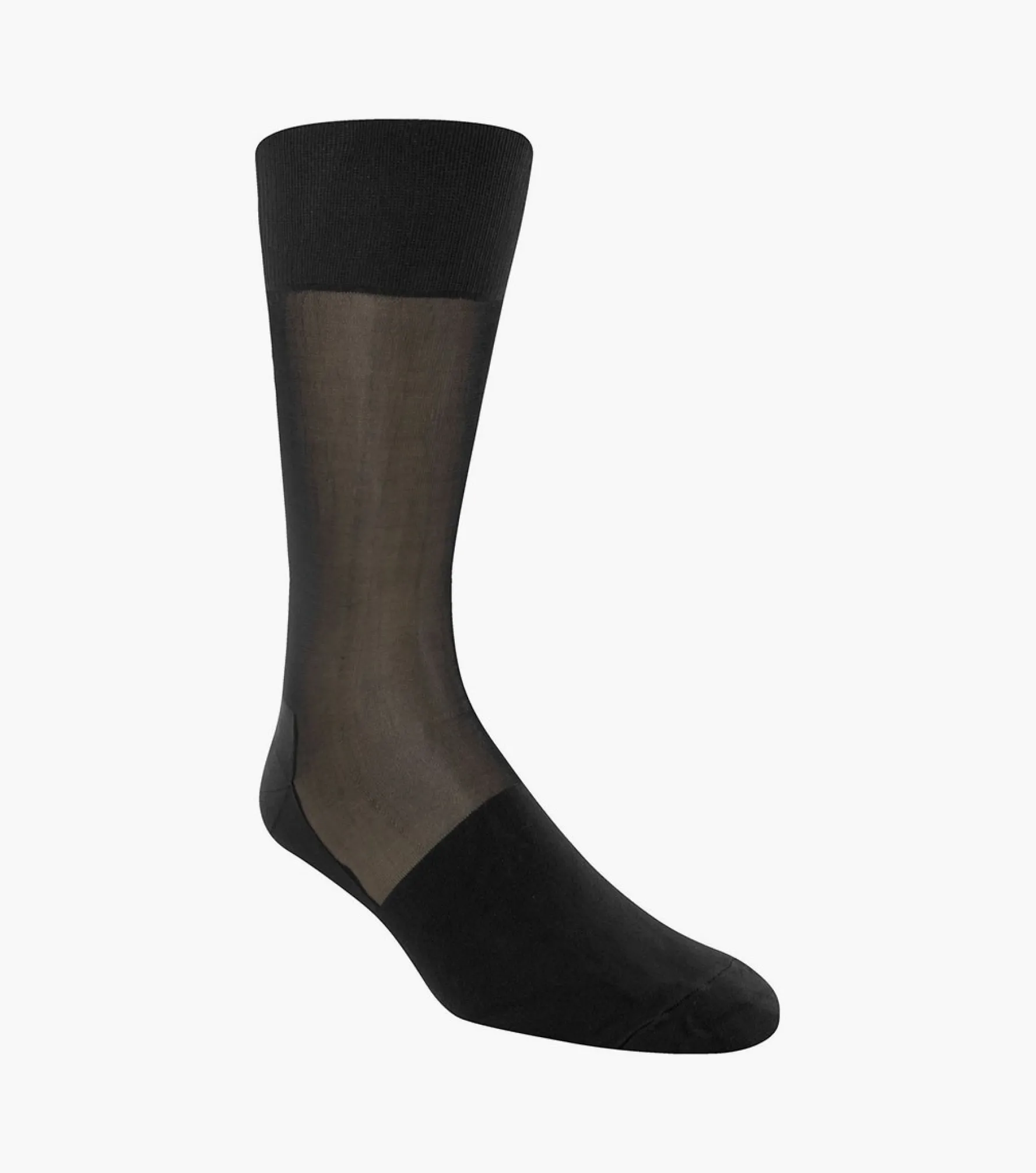Stacy Adams Silky Sheer Men\\'S Crew Dress Sock