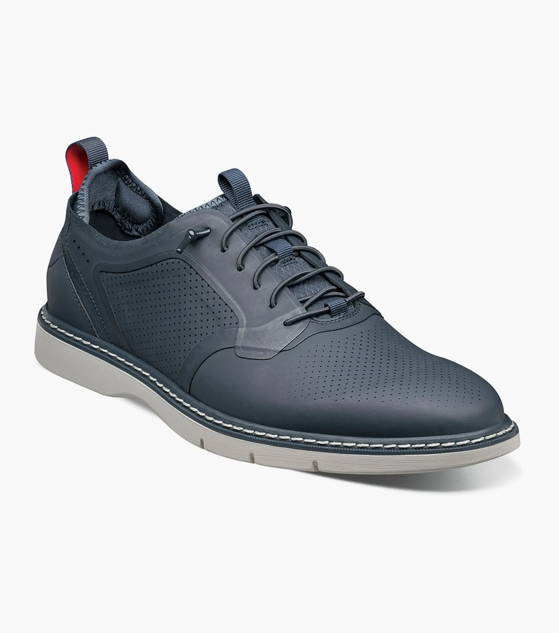 Stacy Adams Synchro Plain Toe Elastic Lace Up