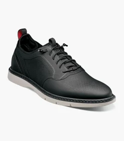 Stacy Adams Synchro Plain Toe Elastic Lace Up