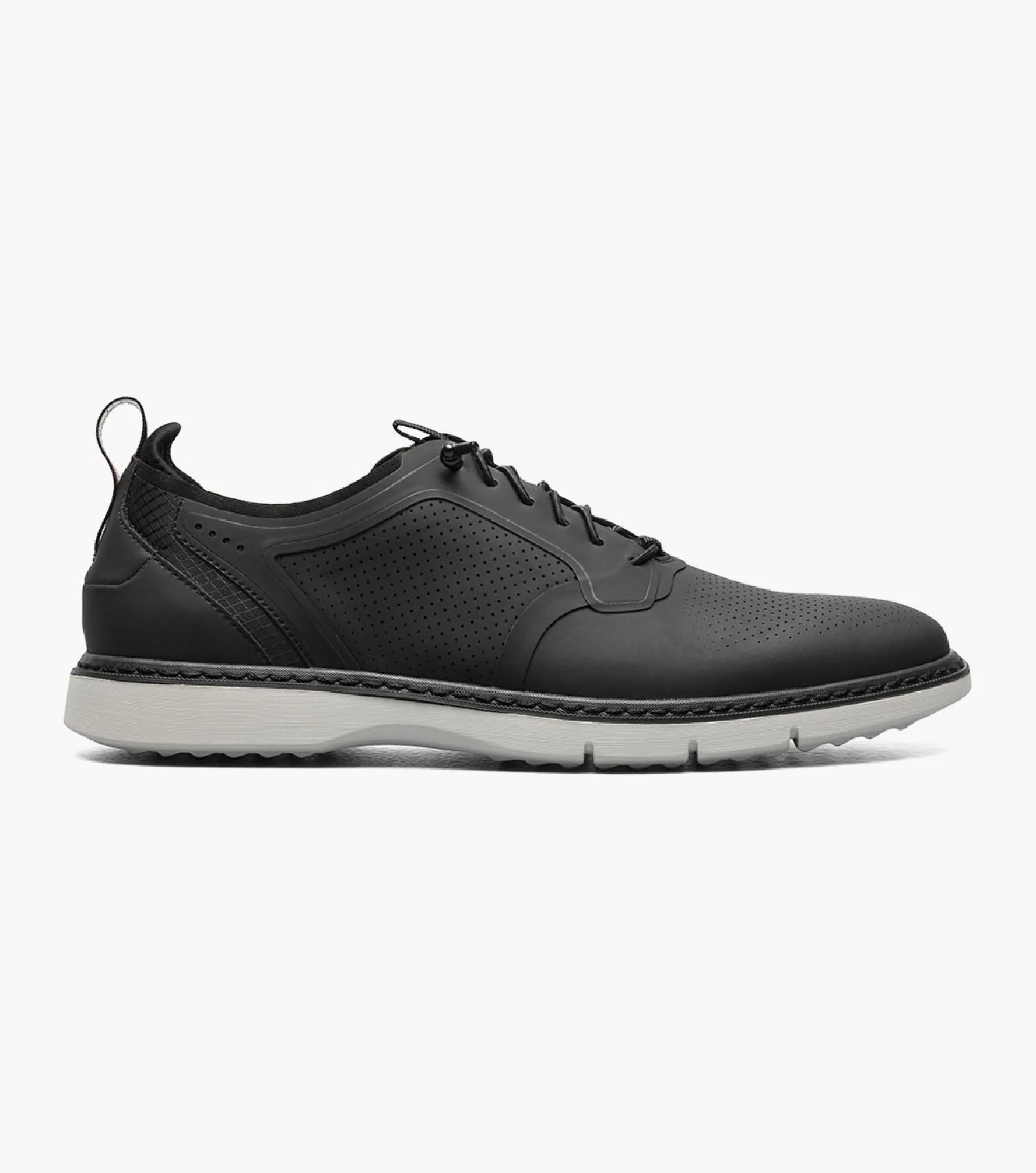 Stacy Adams Synchro Plain Toe Elastic Lace Up