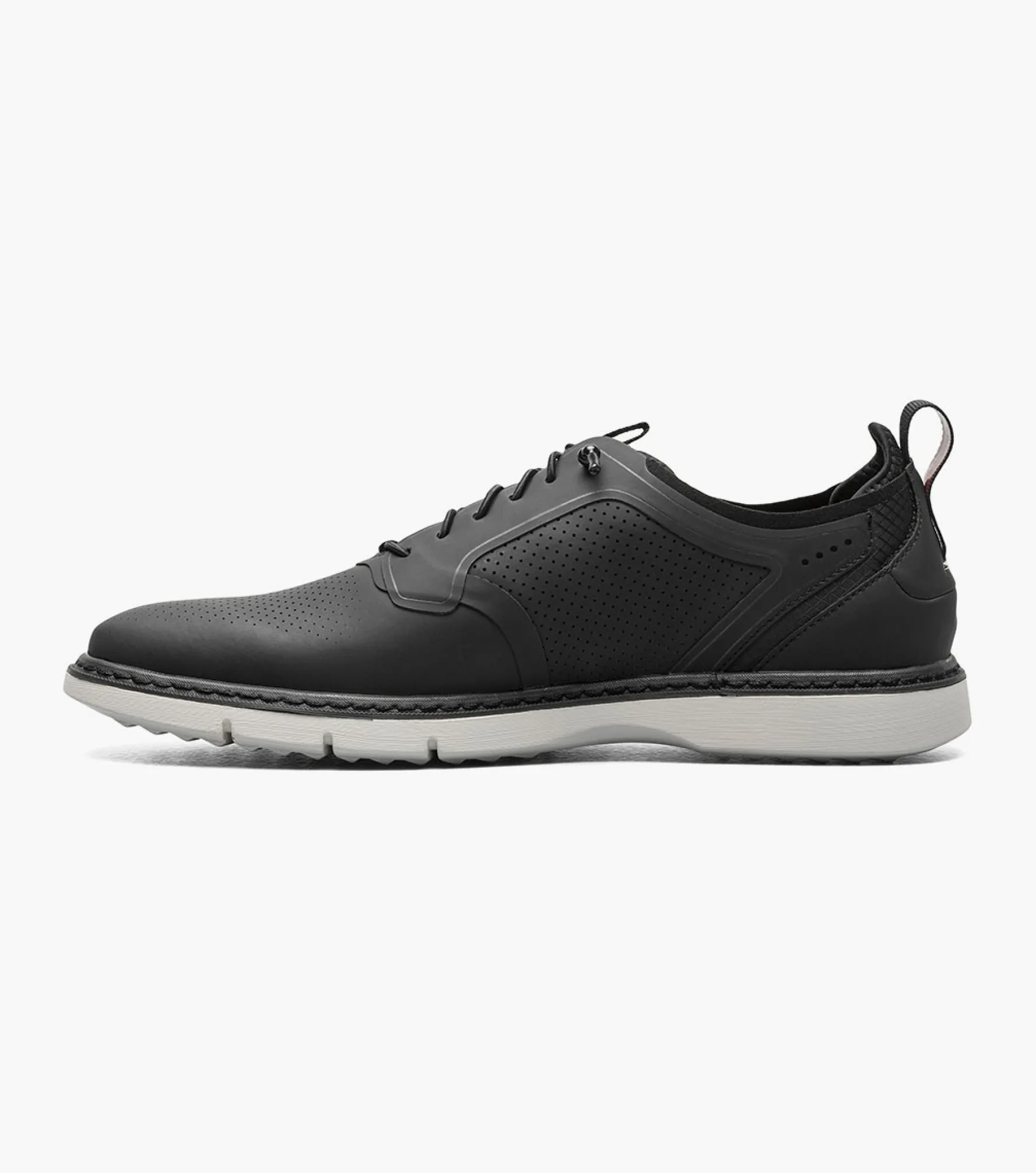 Stacy Adams Synchro Plain Toe Elastic Lace Up