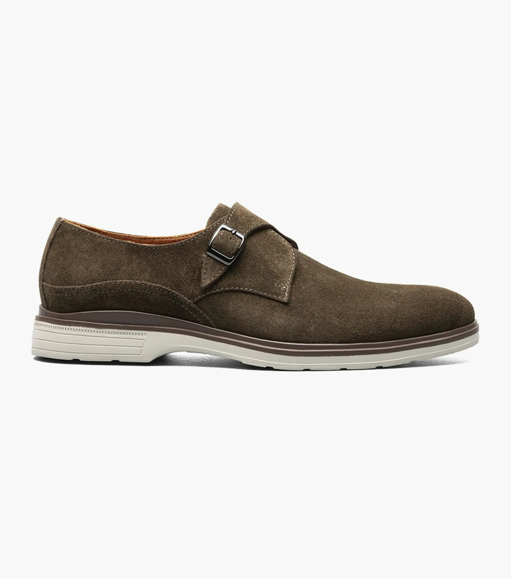 Stacy Adams Taylen Plain Toe Monk Strap