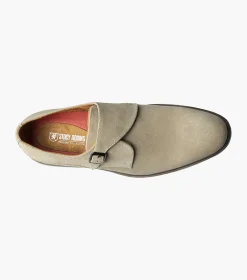 Stacy Adams Taylen Plain Toe Monk Strap