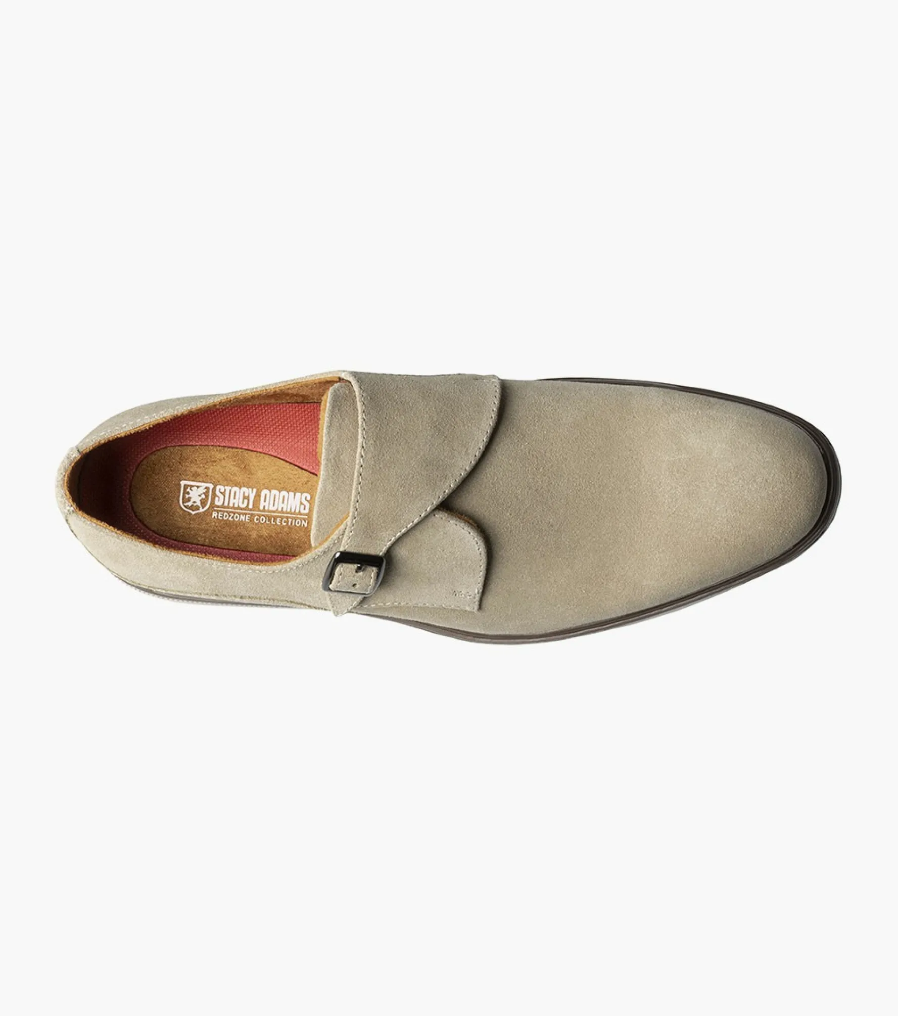 Stacy Adams Taylen Plain Toe Monk Strap