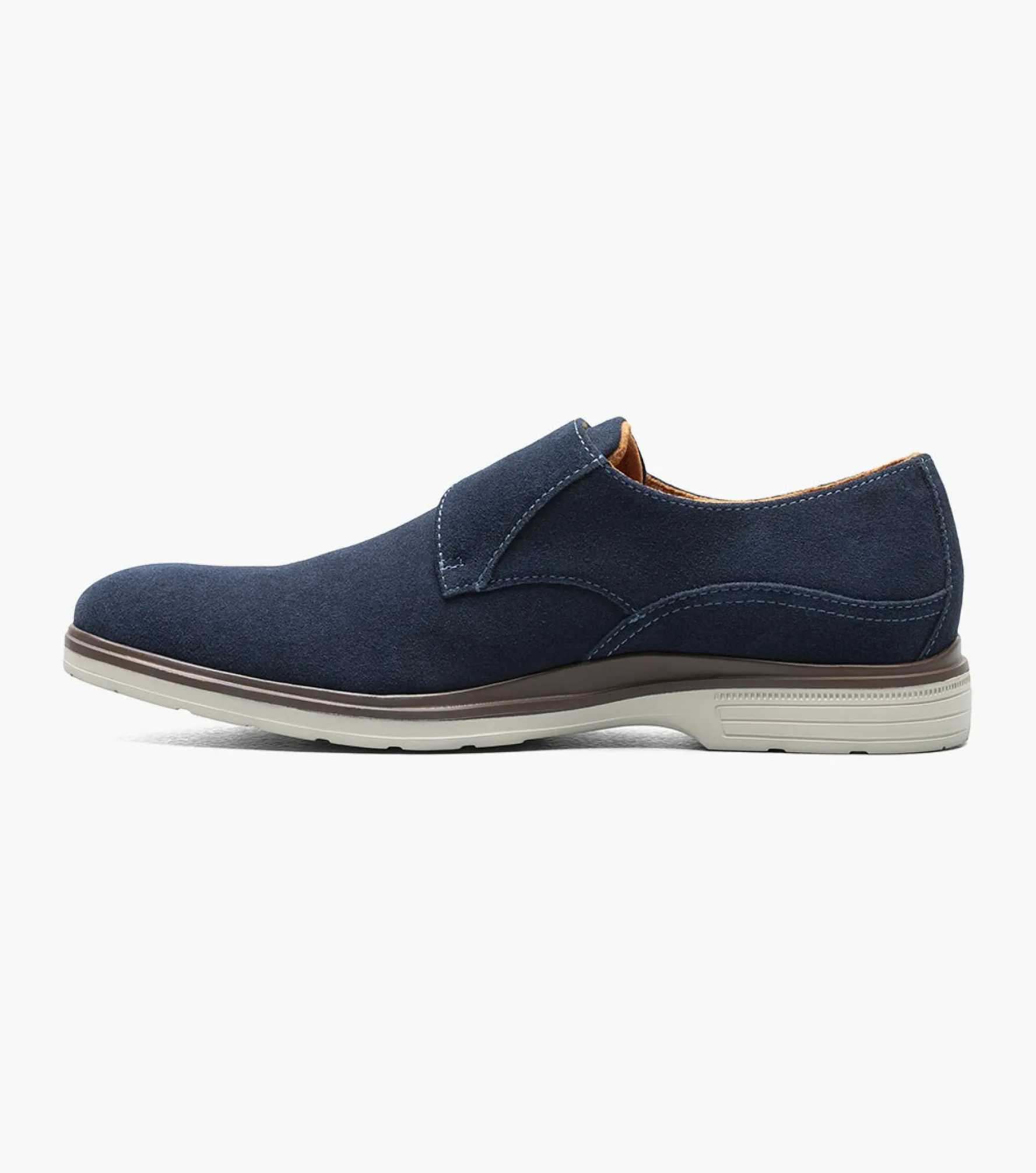 Stacy Adams Taylen Plain Toe Monk Strap