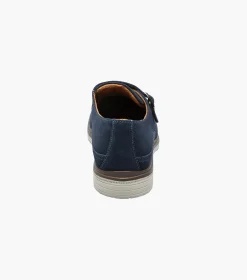 Stacy Adams Taylen Plain Toe Monk Strap
