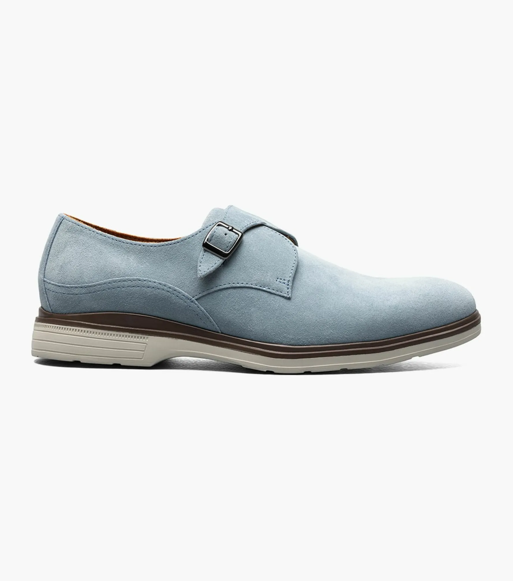 Stacy Adams Taylen Plain Toe Monk Strap