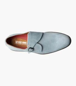 Stacy Adams Taylen Plain Toe Monk Strap
