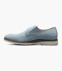 Stacy Adams Taylen Plain Toe Monk Strap