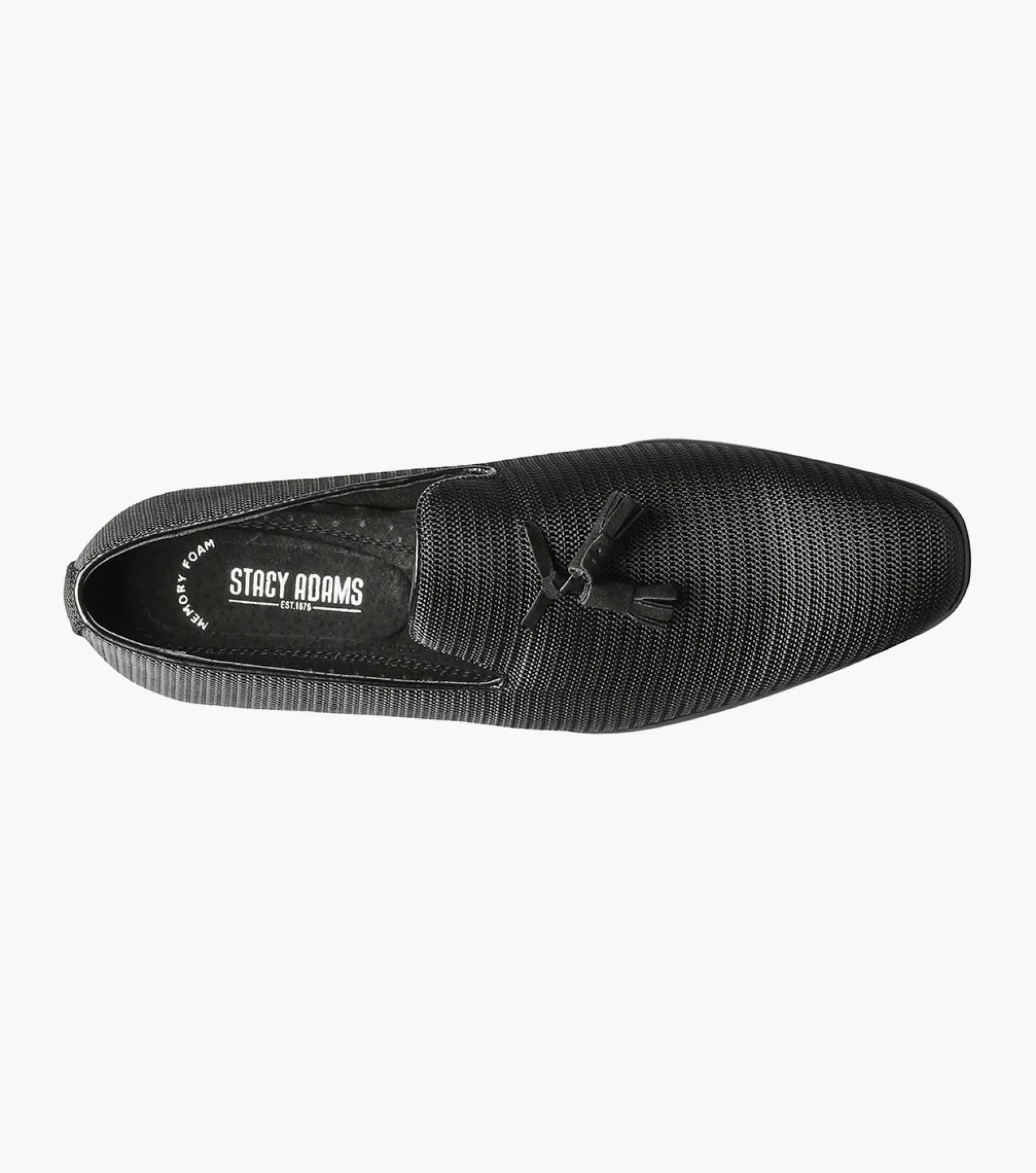 Stacy Adams Tazewell Plain Toe Tassel Slip On