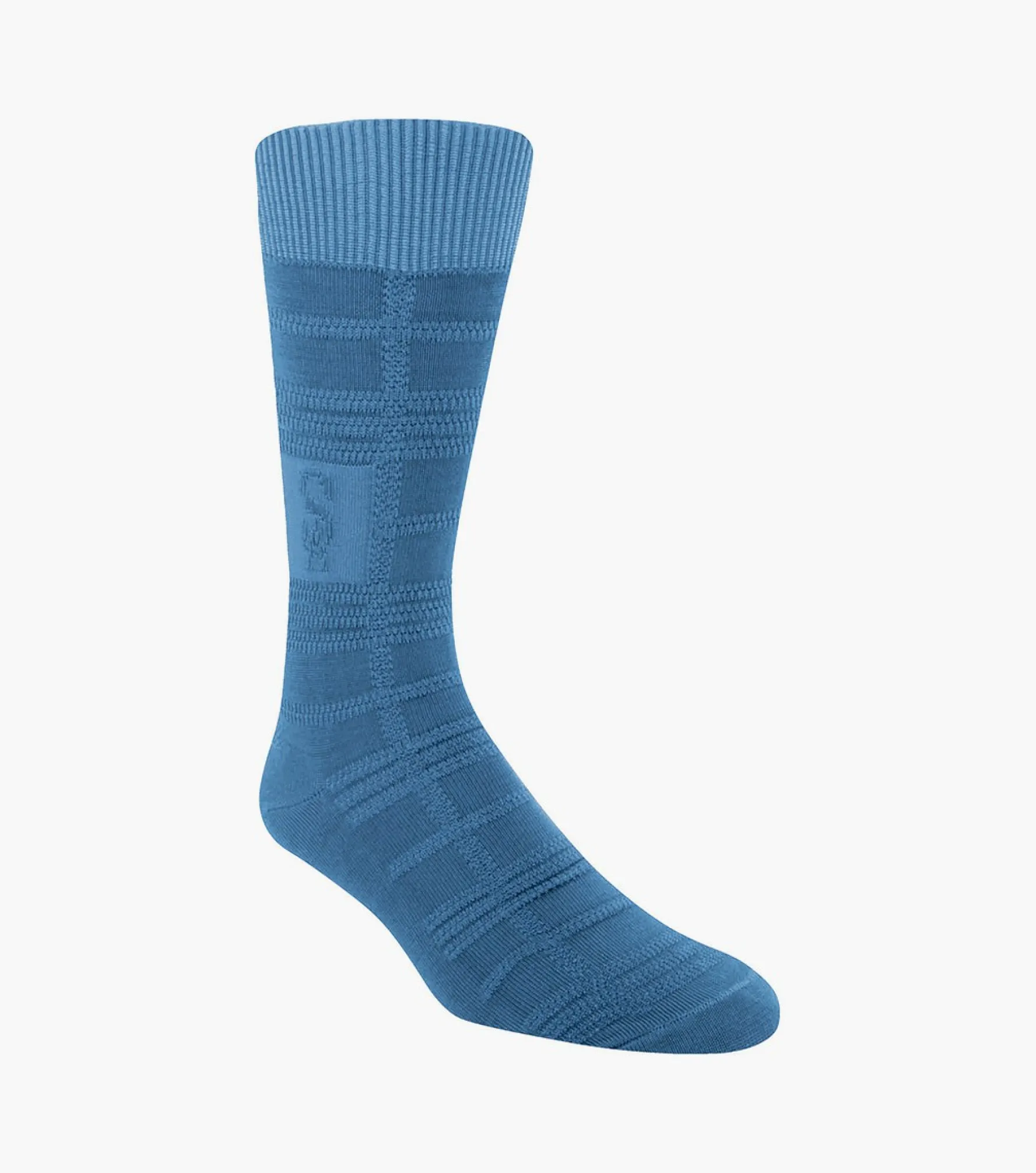 Stacy Adams Tonal Plaid Men\\'S Crew Dress Socks