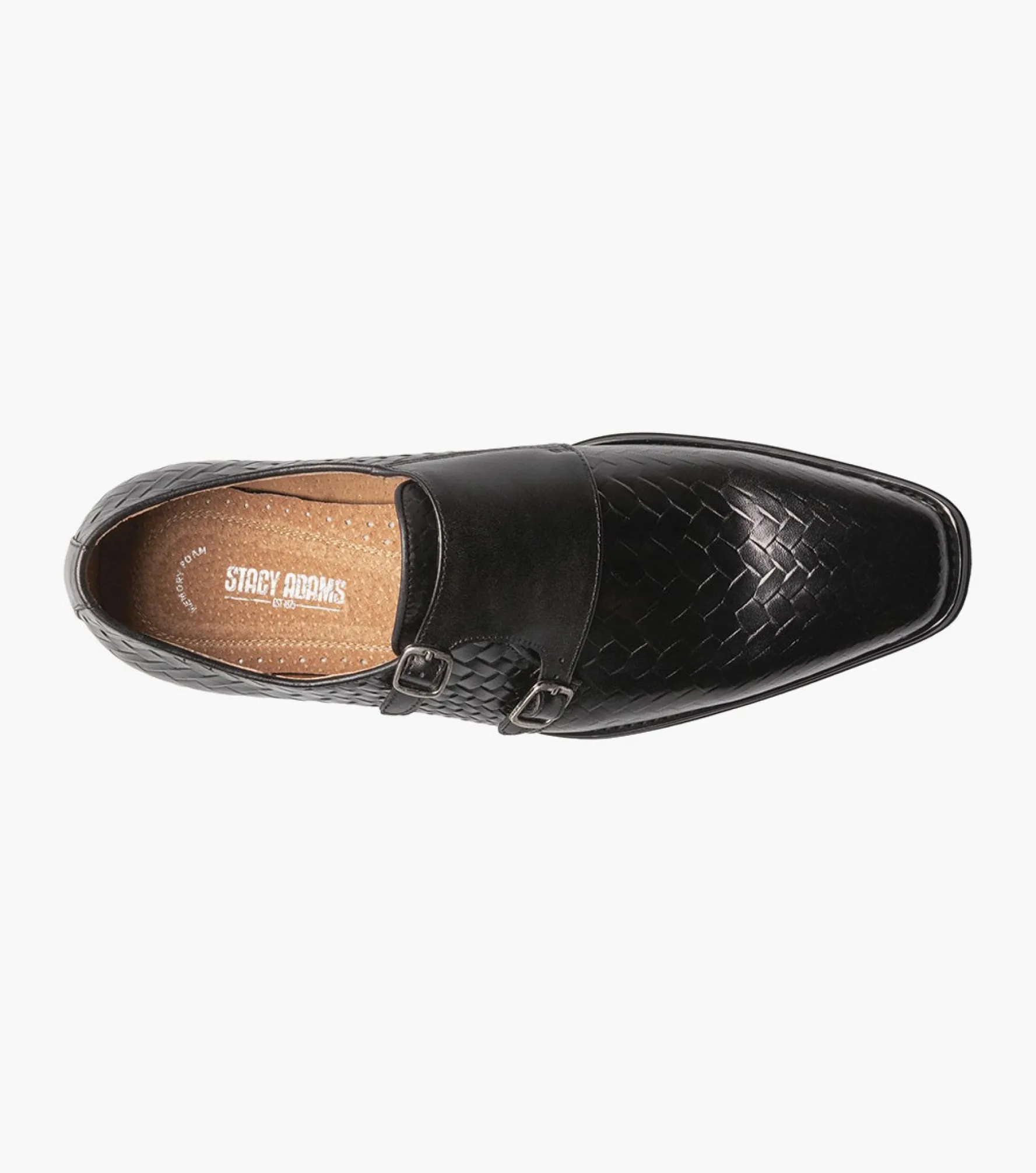 Stacy Adams Torrance Plain Toe Double Monk Strap