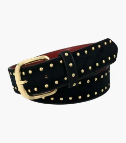 Stacy Adams Valentino Studded Leather Belt
