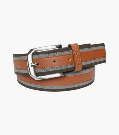 Stacy Adams Warner Mixed Material Belt