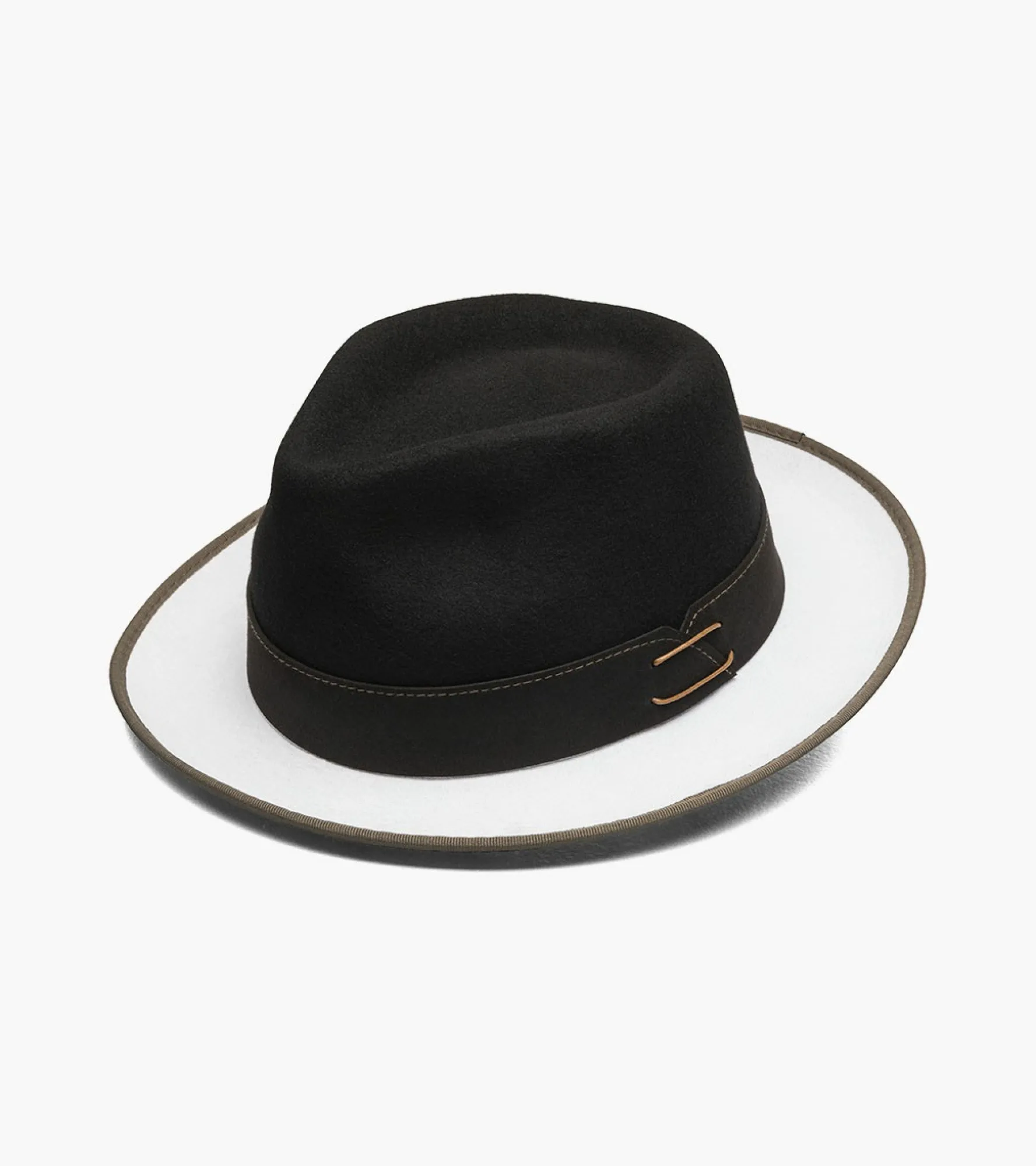 Stacy Adams Wentworth Fedora Wool Felt Pinch Front Hat