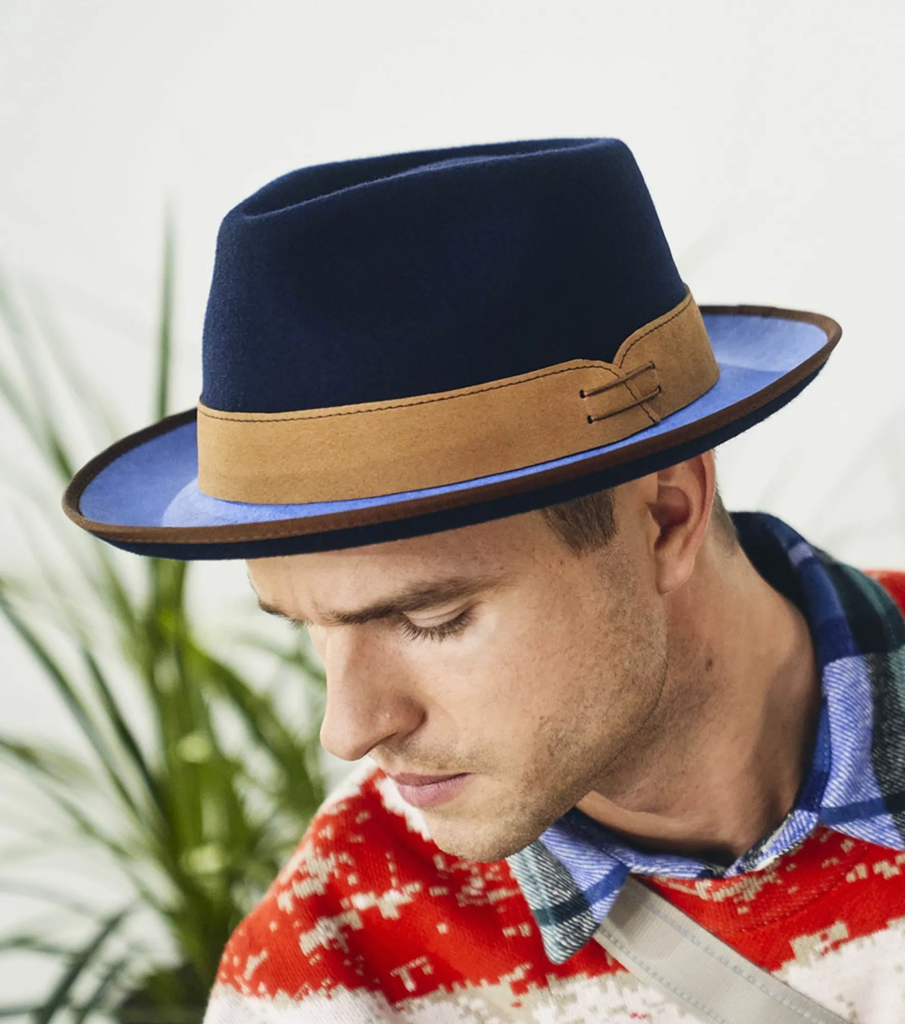 Stacy Adams Wentworth Fedora Wool Felt Pinch Front Hat