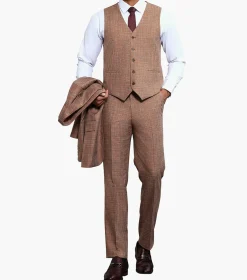 Stacy Adams Willis 3 Piece Vested Suit