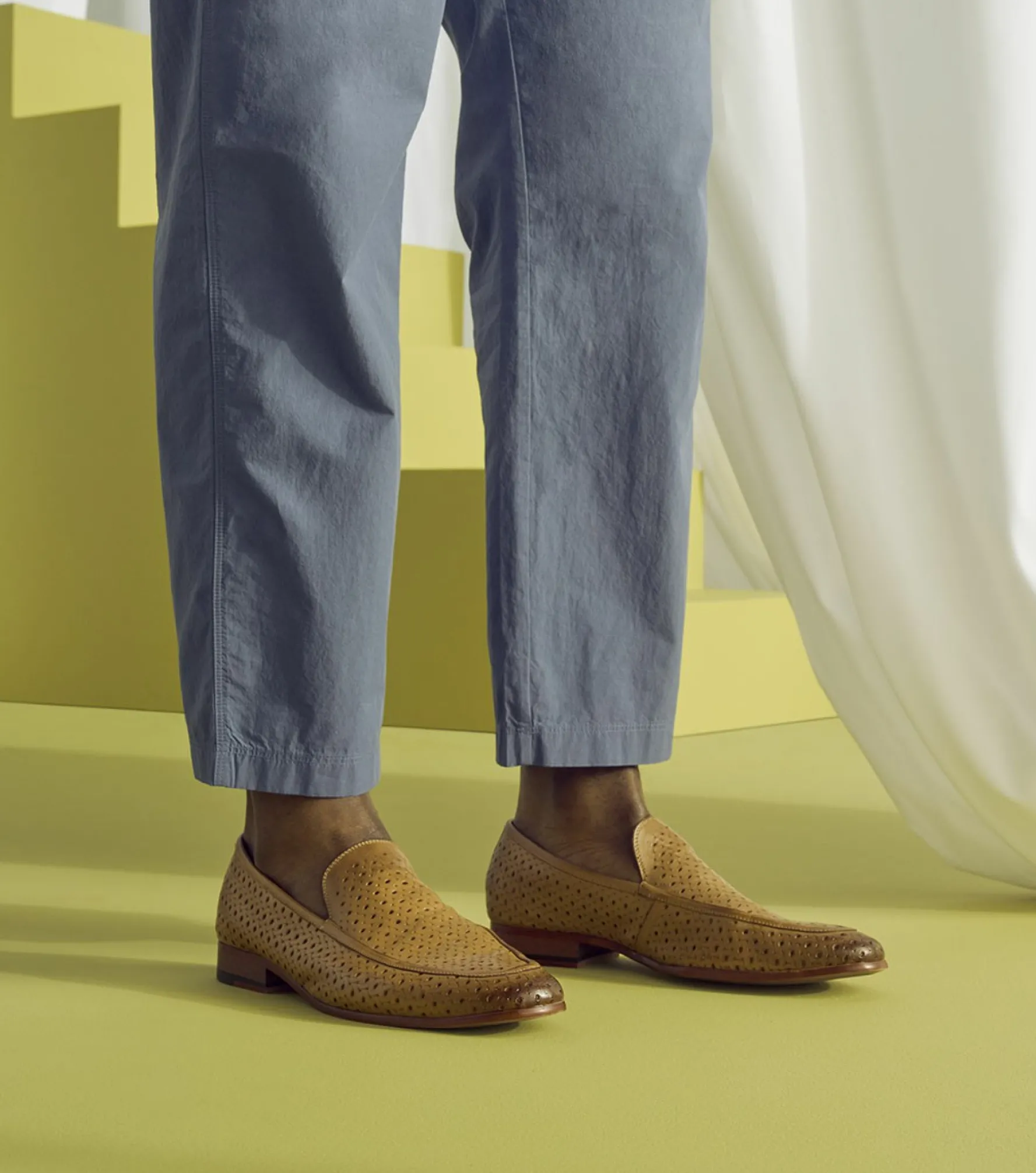 Stacy Adams Winden Moc Toe Perf Slip On
